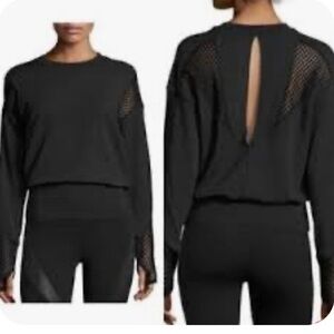 Alo Yoga Formation Mesh Long Sleeve Sweater
